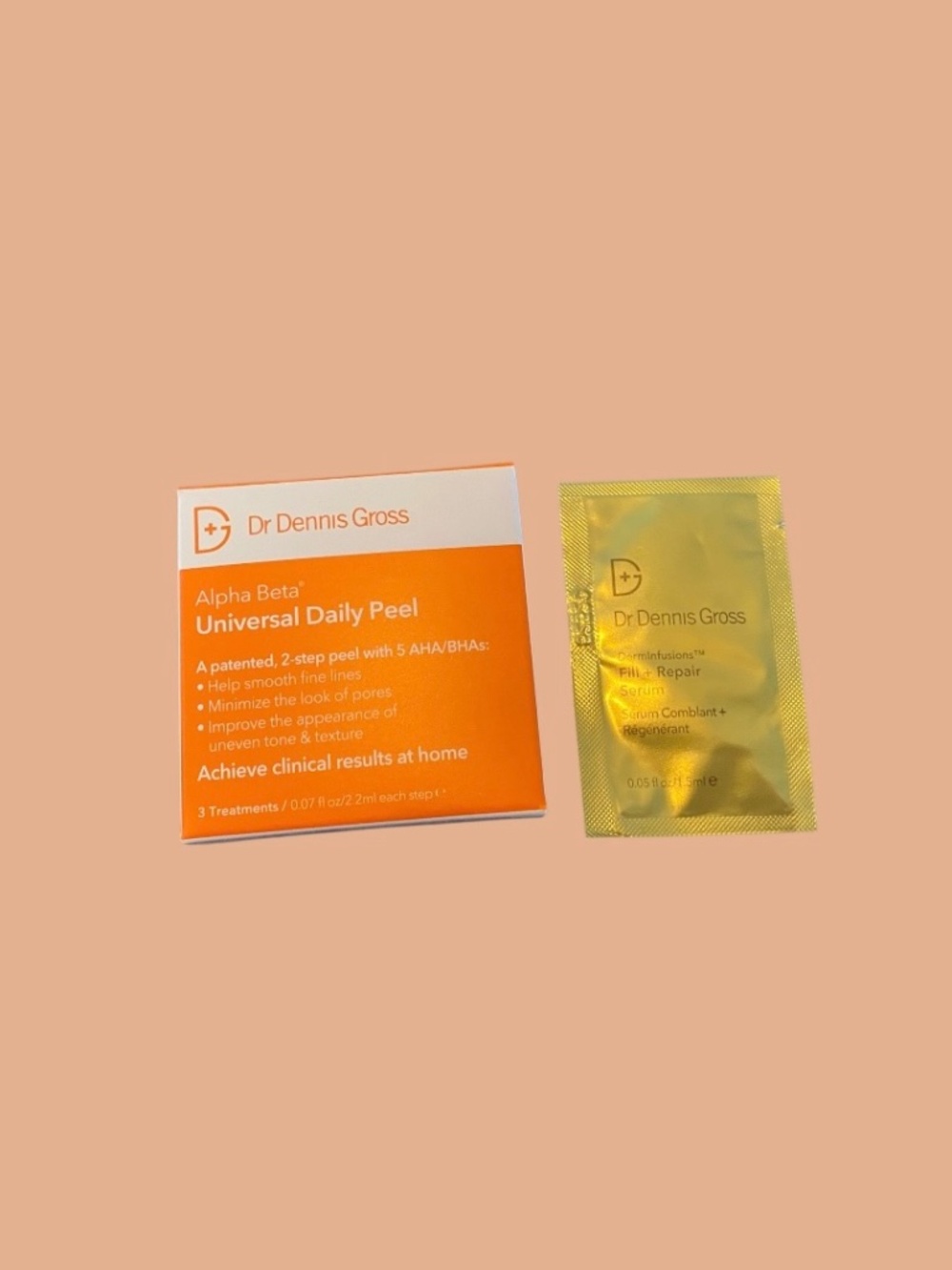 Dr. Dennis Gross Alpa-Beta Universal Daily Peel (3-pak); Fill & Repair Serum